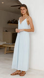 Aspen Maxi Dress Baby Blue