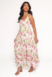 Tullia Maxi Dress Pink Floral