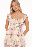 Belle Maxi Dress Yellow Floral