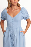 Serenade Midi Dress Blue