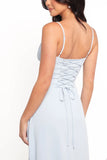 Nadina Midi Dress Soft Blue