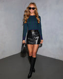Chantal Houndstooth Pullover Sweater