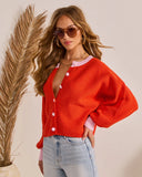 Comfort Archive Contrast Trim Cardigan