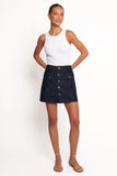Presley Denim Skort Dark Denim