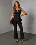 Ambria Peplum Jumpsuit