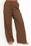 Ember Cotton Pants Brown