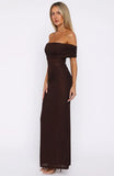 Unwritten Chapters Maxi Dress Chocolate