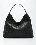 Ramina Woven Leather Shoulder Bag