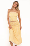 Salome Maxi Skirt Mango Stripe