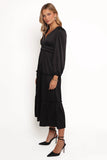 Rowen Long Sleeve Maxi Dress Black
