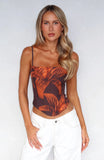 Youll Be Ok Bustier Tangerine Twist