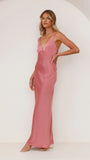 Ziah Maxi Dress Baked Rose