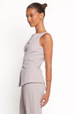 Kernie Vest Top Light Grey