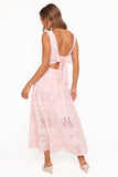 Isabelle Maxi Skirt Set Pink