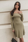 Francisco Long Sleeve Mini Dress Olive