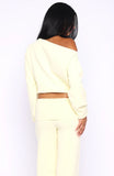 Cant Find The Words Knit Sweater Lemon