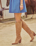 Sandalwood Western Knee High Boots