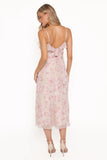 Lizbeth Maxi Dress Pink Mauve Floral