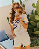 Easy Breezy Knit Graphic Top