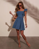 Tasha Cutout Denim Mini Dress
