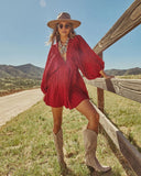 Prism Riot Plunging Neckline Romper