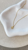October Birthstone Necklace Rose Quartz