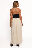 Jayden Maxi Dress Black Cream