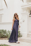 Odessa Maxi Dress Dark Chambray