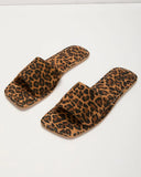 Alia Leopard Slide Sandals