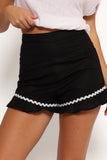 Sloane Short Black White