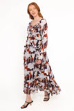 Kasey Maxi Dress Blurred Floral
