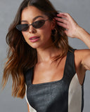 Aster Slim Cat Eye Sunglasses