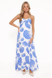 Tyla Maxi Dress Blue Shell