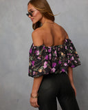 Everlyn Off The Shoulder Floral Blouse