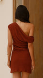 Hadley Mini Dress Rust