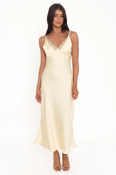 Hobi Midi Dress Butter Yellow