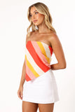 Silanzo Top Pink Stripe