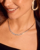 Mavelle Rhinestone Tennis Necklace