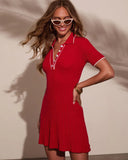 Carrie Collar Mini Dress