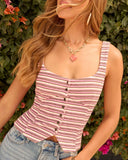 Wild Paloma Striped Vest Top