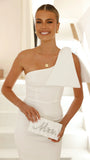 Mrs Pearla Clutch White Silver