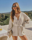 Weekender Waist Tie Romper