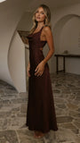 Eva Maxi Dress Chocolate