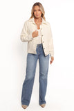 Sandy Boucle Jacket White