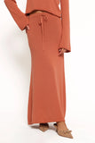 Rooney Knit Skirt Cinnamon