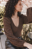 Wander Long Sleeve Bodysuit Bronze