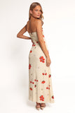 Adela Maxi Dress Tomato Print