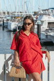Gallie Skirt Set Red