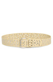 Toto Belt Blonde Silver