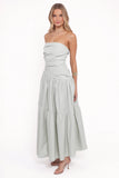 Blanche Strapless Maxi Dress Mint